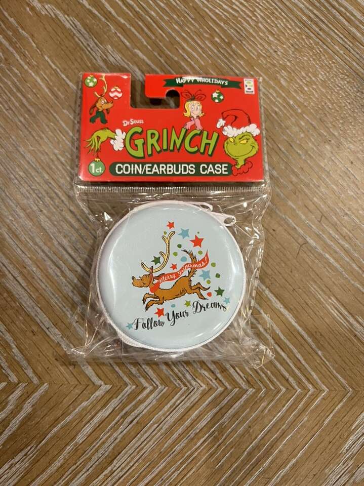The Grinch Max Coin/Earbuds Case