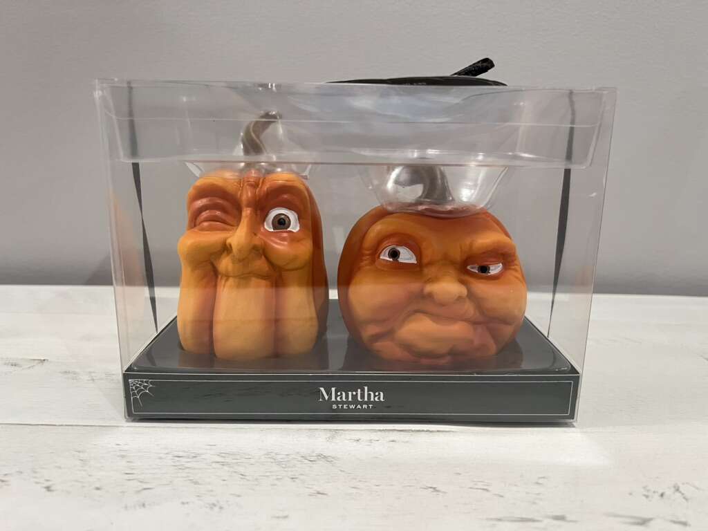 Halloween Martha Stuart Porcelain Pumpkin Decor