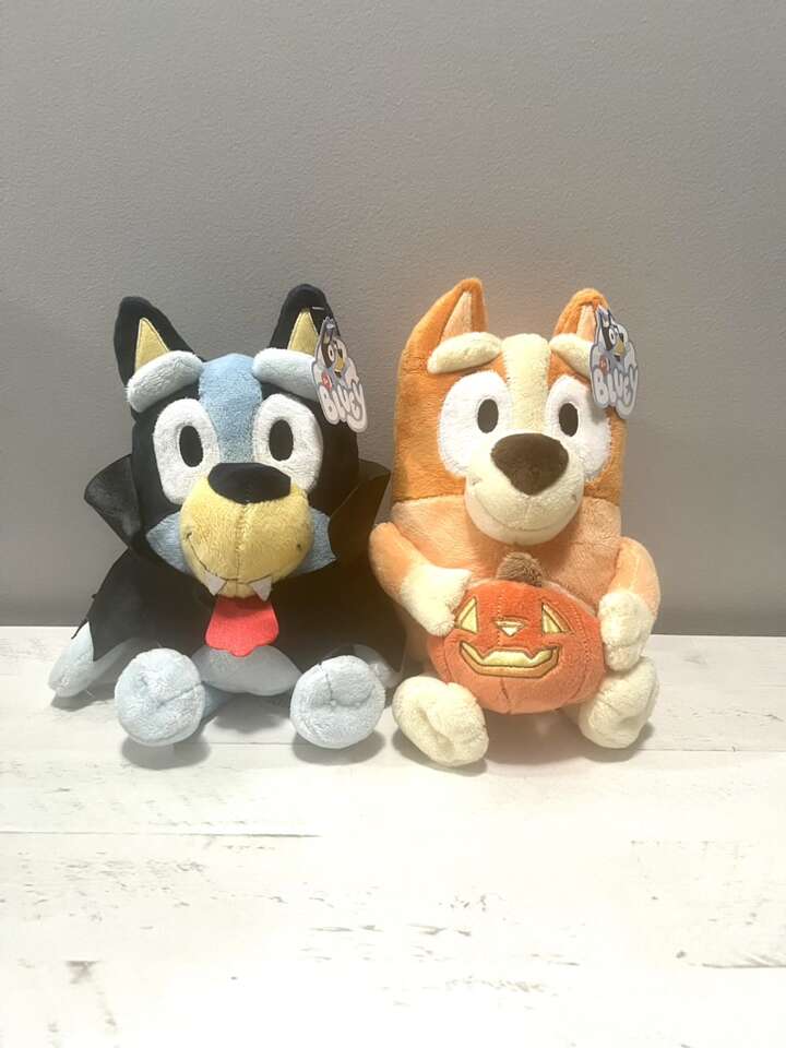 Halloween Bluey & Bingo Stuffed Animals
