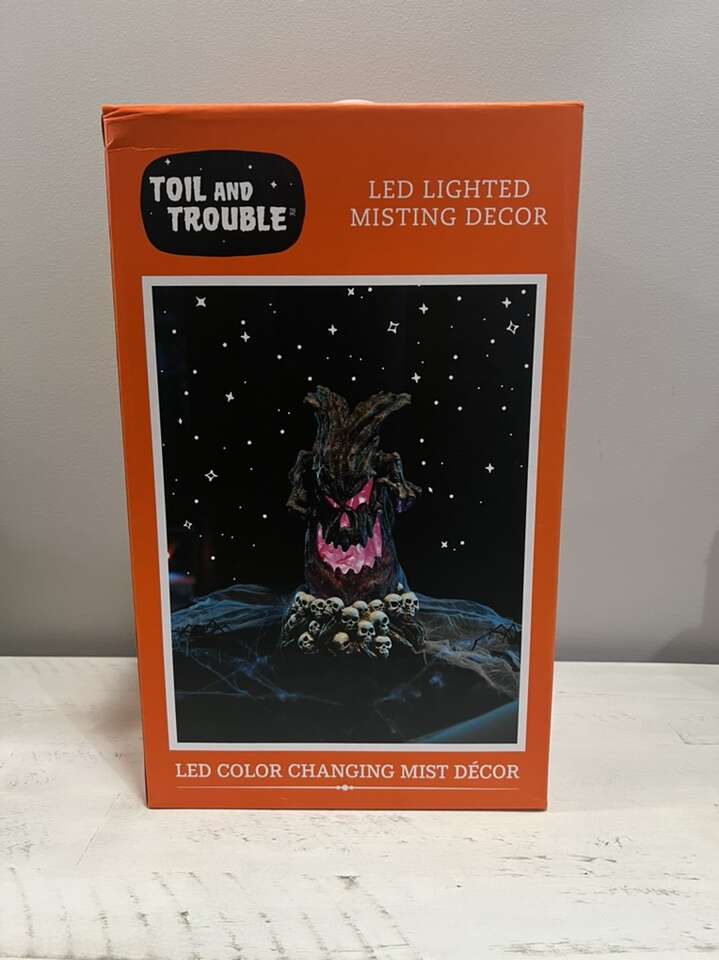Toil & Trouble LED Lighted Misting Tree Decor