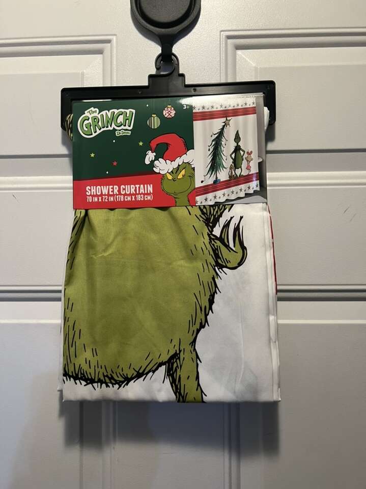 Christmas Grinch Shower Curtain