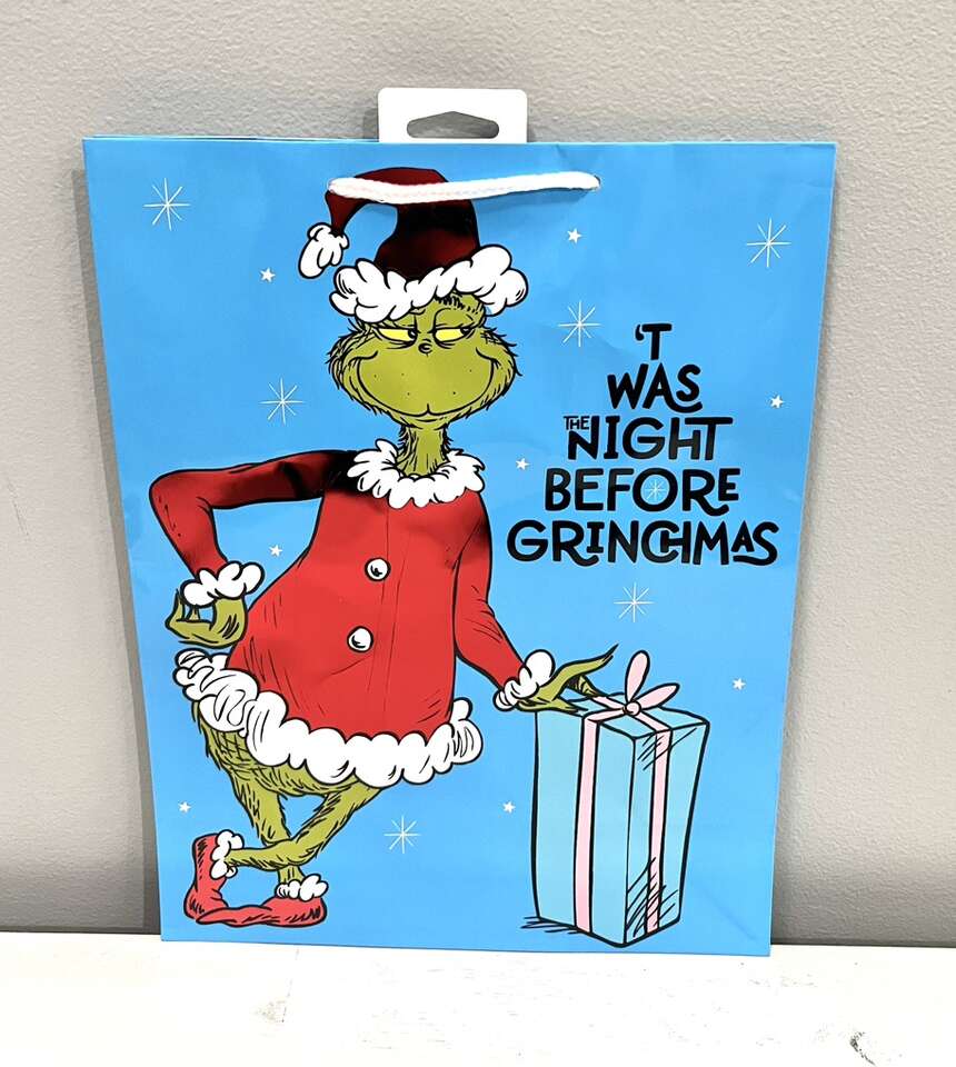 Christmas Grinch Gift Bag (24 Available)