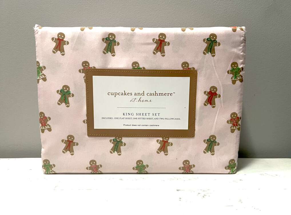 Christmas Gingerbread King Size Sheets