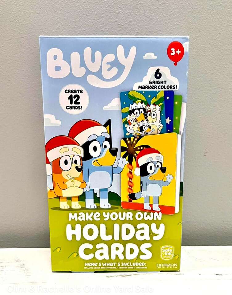 Christmas Bluey Make Your Own Holiday Cards