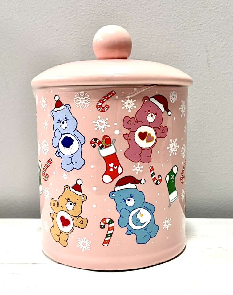 Christmas Care Bears Ceramic Canister