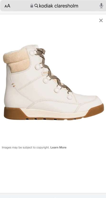 Kodiak Claresholm Womens Size 7 Ivory Waterbuck