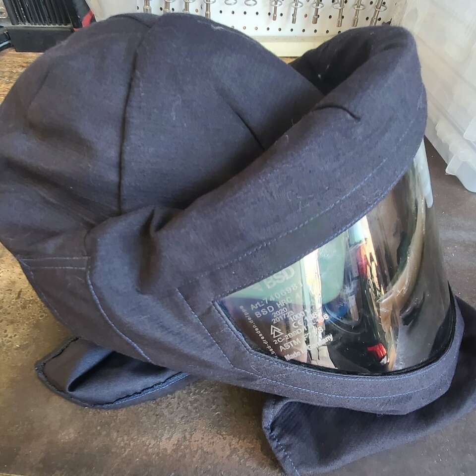 BSD HRC 4 Power arc flash jacket trousers and hood