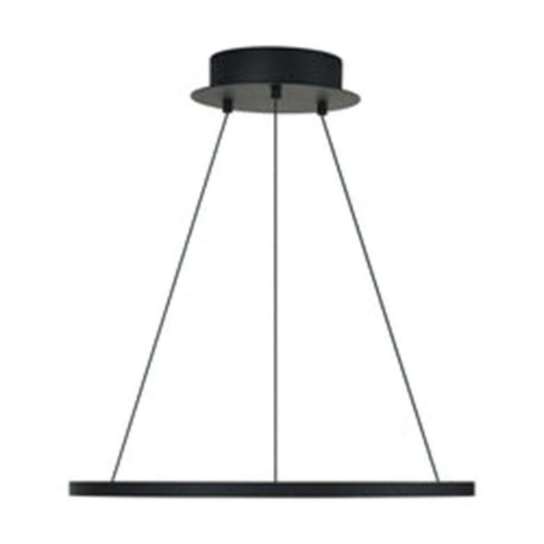 Foundry SEAN LAVIN VELLAVI 24 CHANDELIER 1 LED LIGHT UNIVERSAL 23.4 " 2200K BLACK
