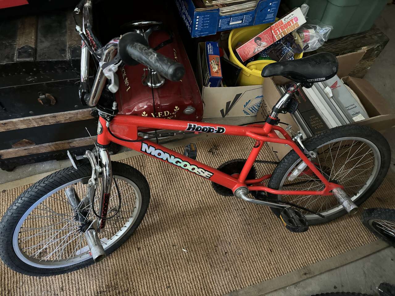 Old school BMX Mongoose Hoop-D bike