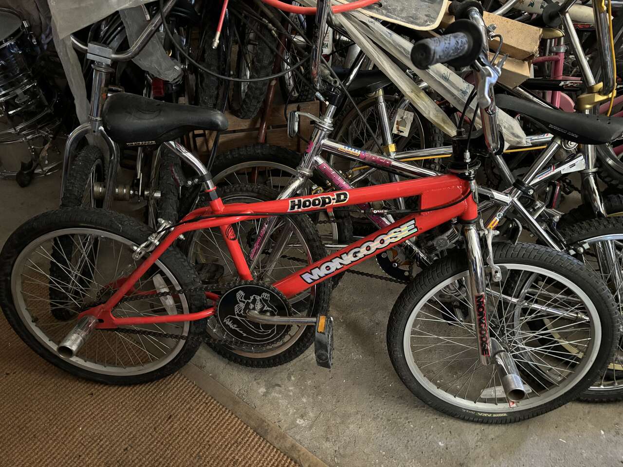 Old school BMX Mongoose Hoop-D bike