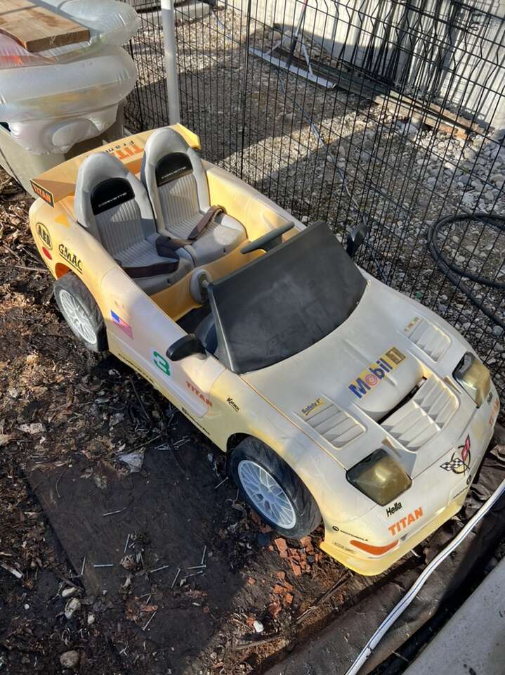 Safety 1st Yellow Corvette Ride On