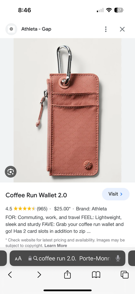 *NEW*. Coffee run wallet 2.0. Wallets