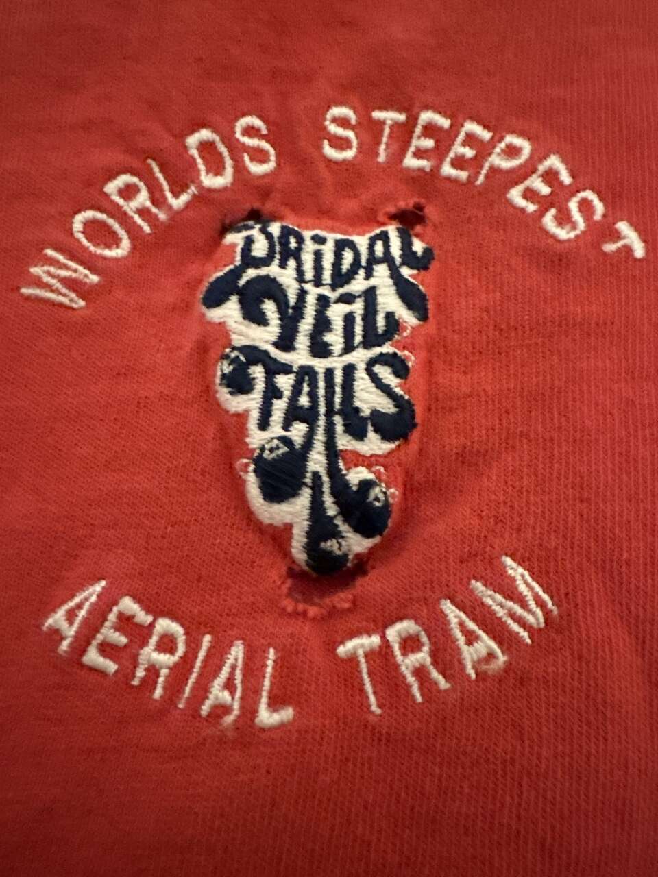 Two Antique 1970s Bridal Veil Falls T-Shirts.