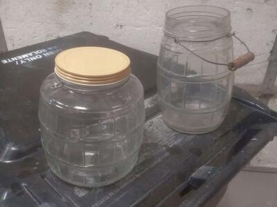 TWO OLD PICKLEJUGS