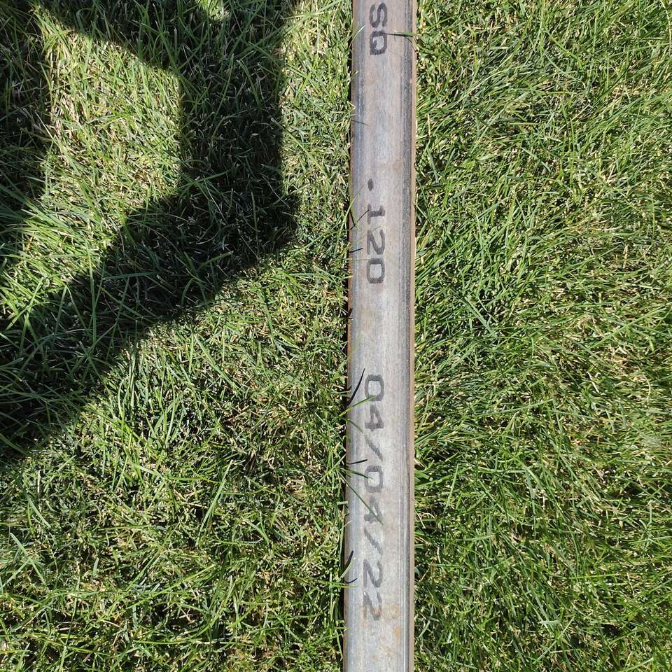 2" Square Tubing 11 Ft .120 Wall