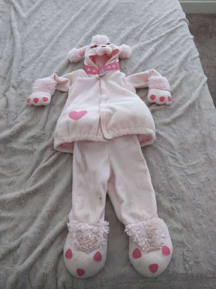 Adorable Pink Poodle 4T 5T Halloween Costume