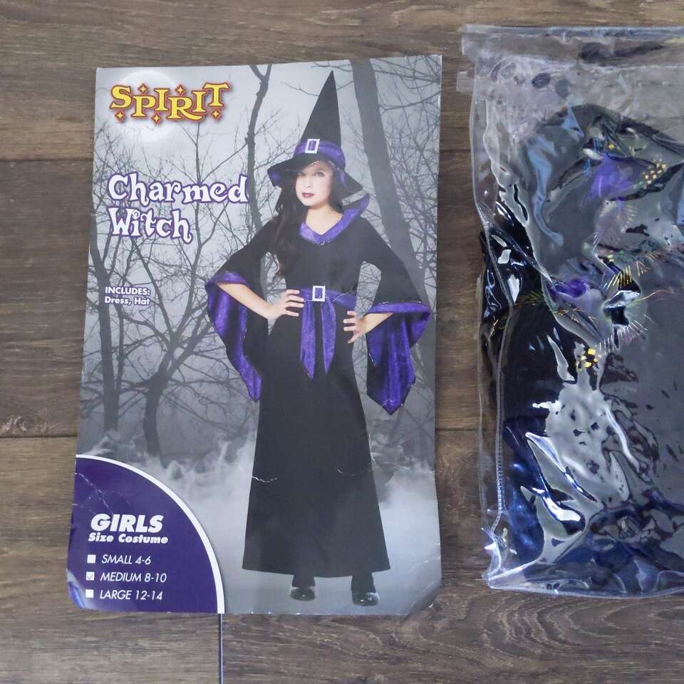 Spirit Halloween Costume Witch Dress Size M 8-10