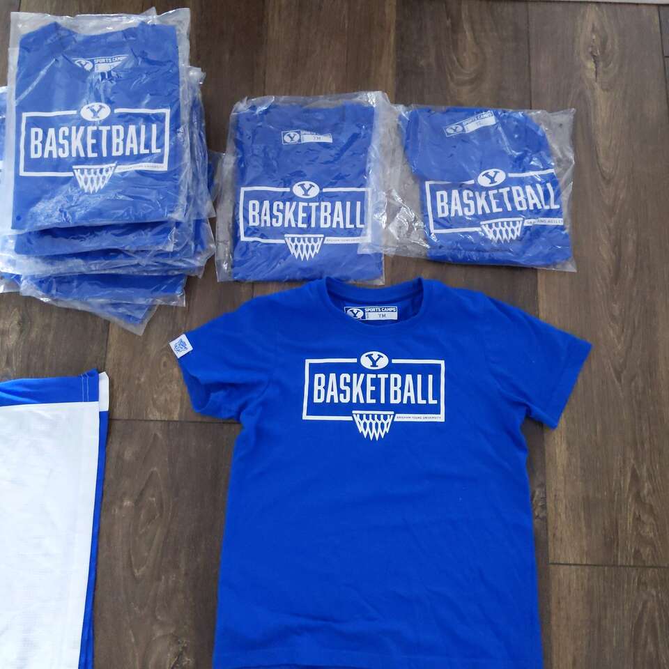 Brand New BYU Basketball Youth Kids T-shirts
