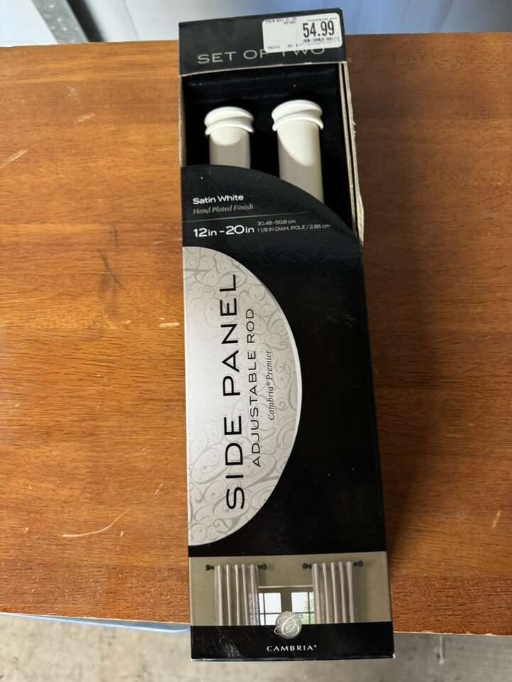 NIB Curtain Rods (3 Available)