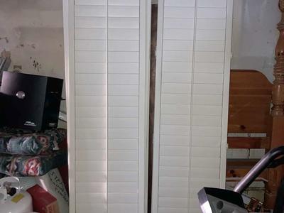 8 panels wood shutters