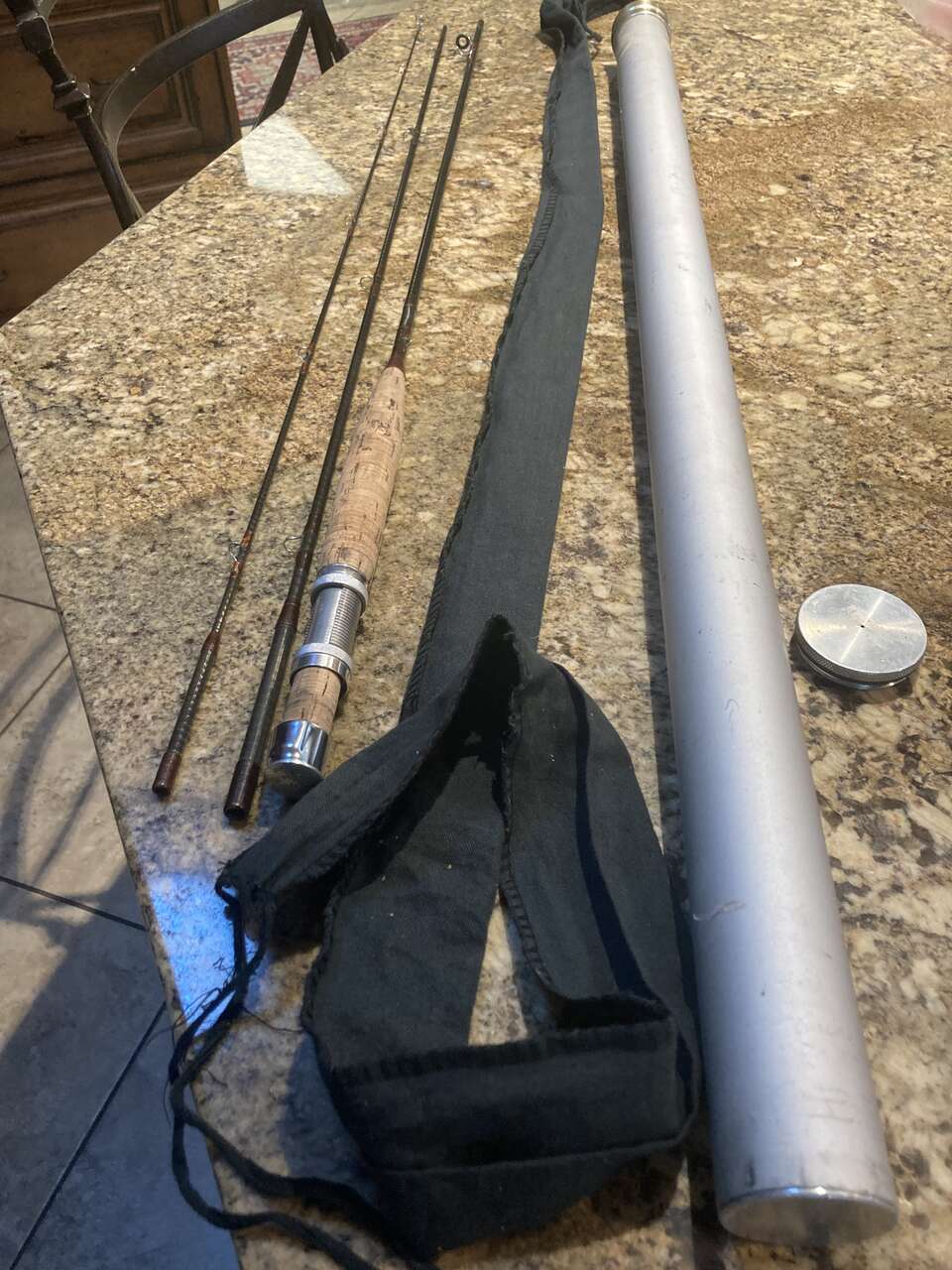 Orvis graphite 8;trout 2 -1/2 oz (6)