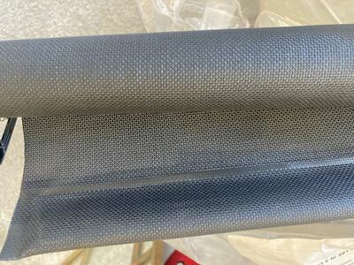Sheer weave 5% charcoal roller shades