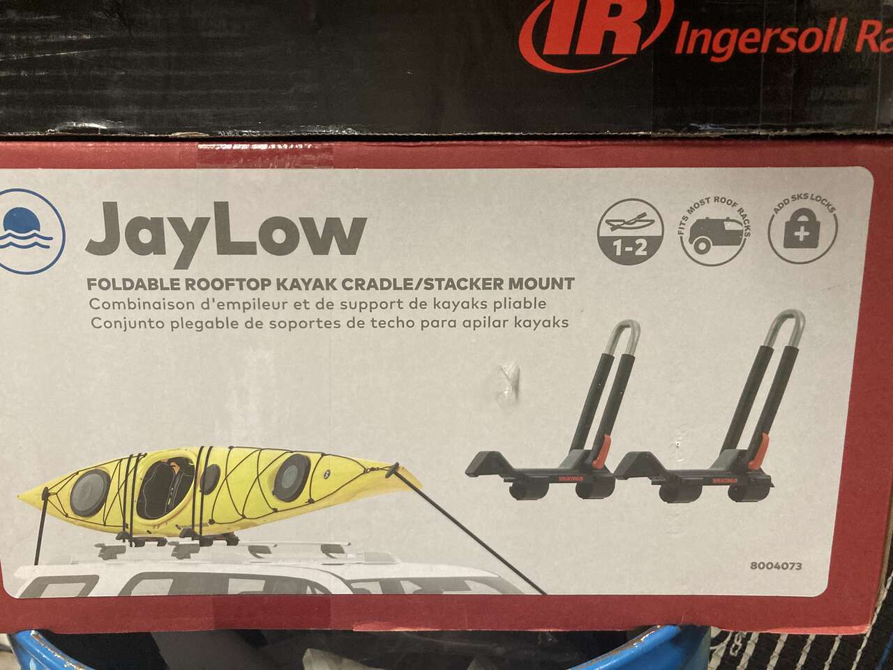 Yakama jay low kayak cradle mount