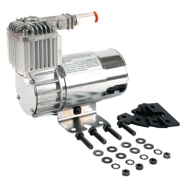 VIAIR 10016 100C CHROME COMPRESSOR KIT WITH OMEGA STYLE MOUNTING BRACKET