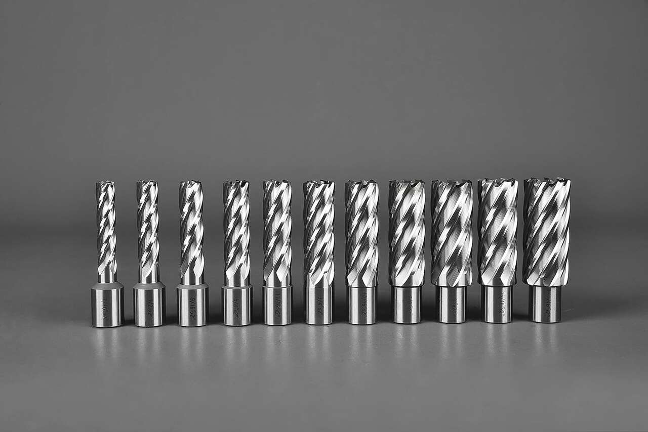 13 pcs JESTUOUS 3/4 Inch Weldon Shank 2 Cutting Depth an 7/16 to 1-1/16