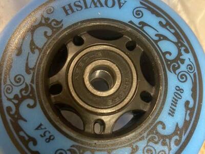 In-line Skate 8-pack Blue 80mm