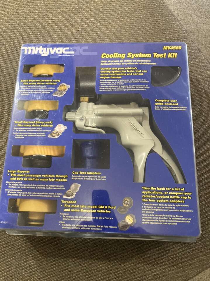 Mityvac MV4560 Automotive Radiator/Cooling System Pressure Test Kit,new