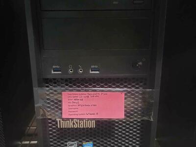 Computer - Lenovo Thinkstation P300, Intel i7-4770 3.4 GHz, 16GB RAM, 500 GB HD, Quadro K2000 GPU Windows 10