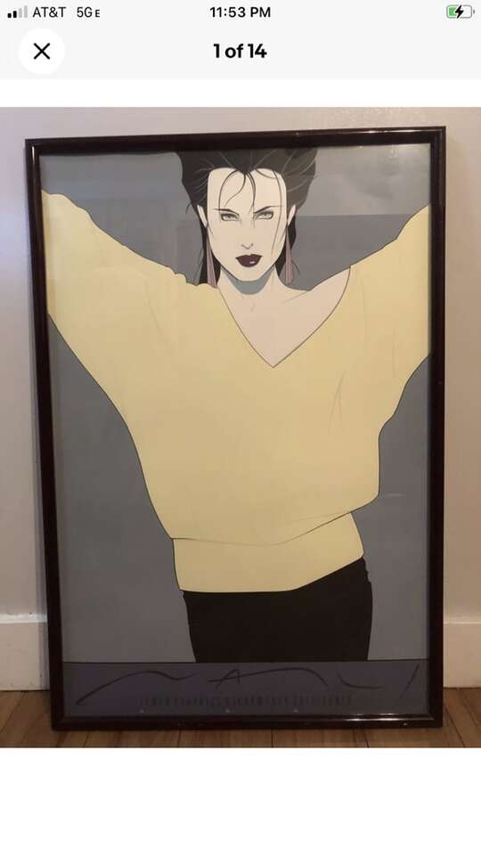 3 Nagel Prints Framed 1980s / 1990s