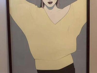 3 Nagel Prints Framed 1980s / 1990s