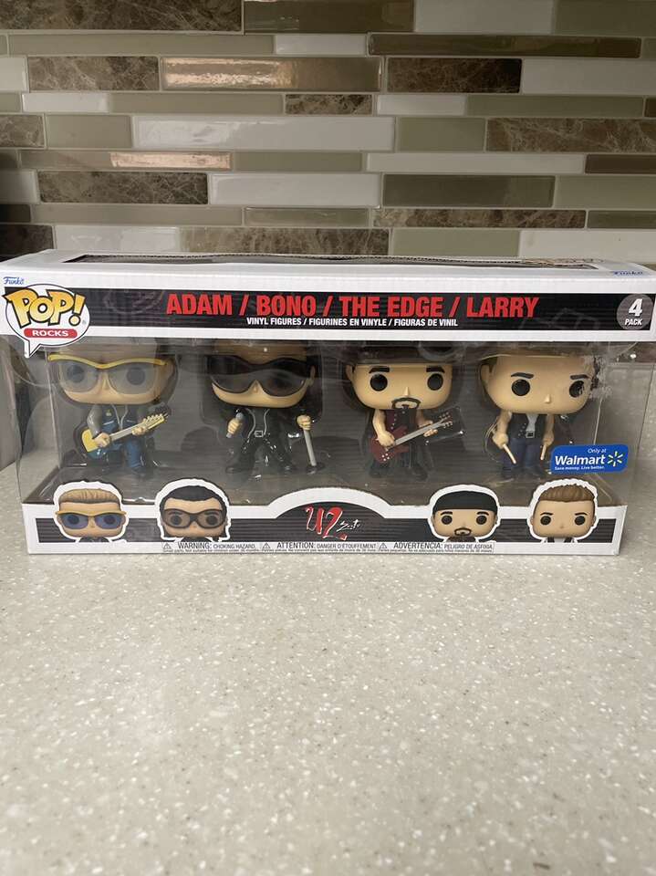 Funko Pop Rocks: U2 4pk Viynl Figure