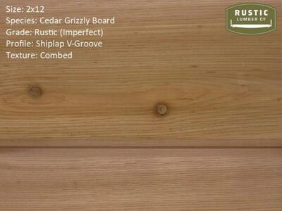 2x12 Cedar and Doug Fir Grizzly