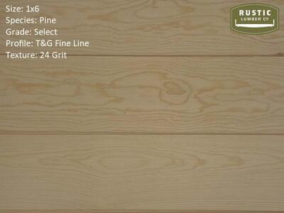 1x6 Pine T&G (Sanded)