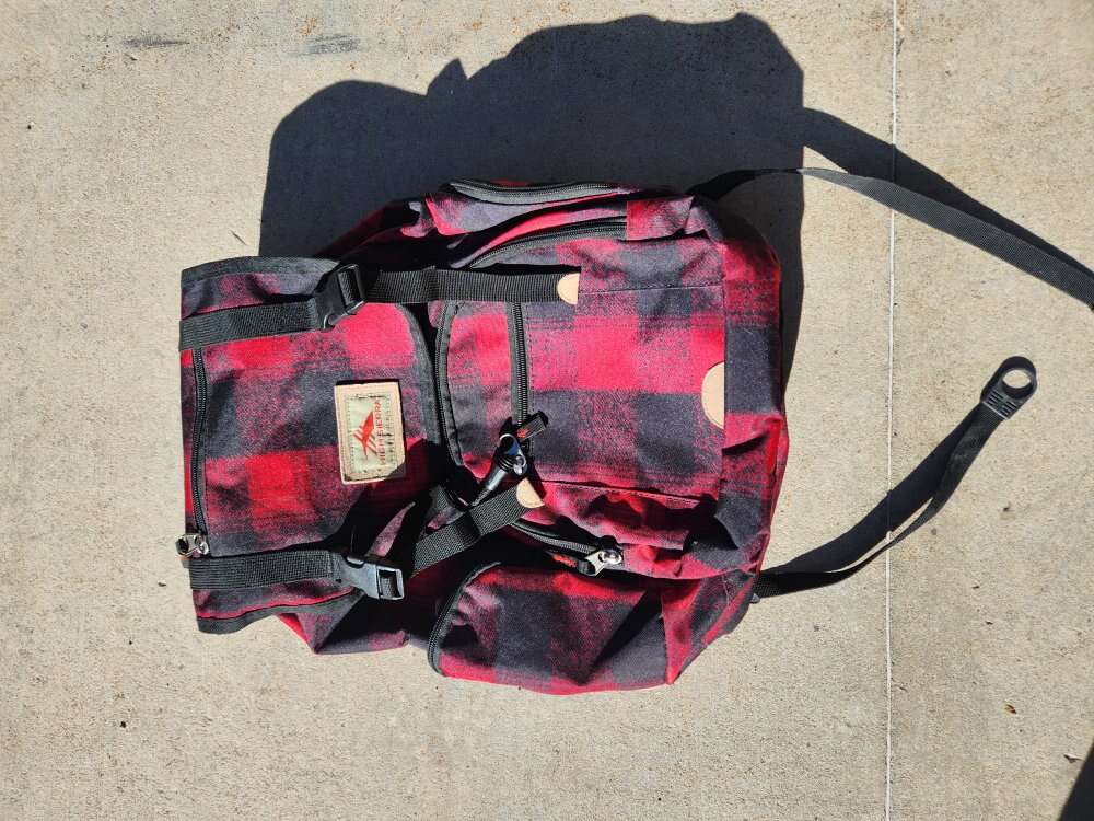 High Sierra Backpack for School Gear Red Black