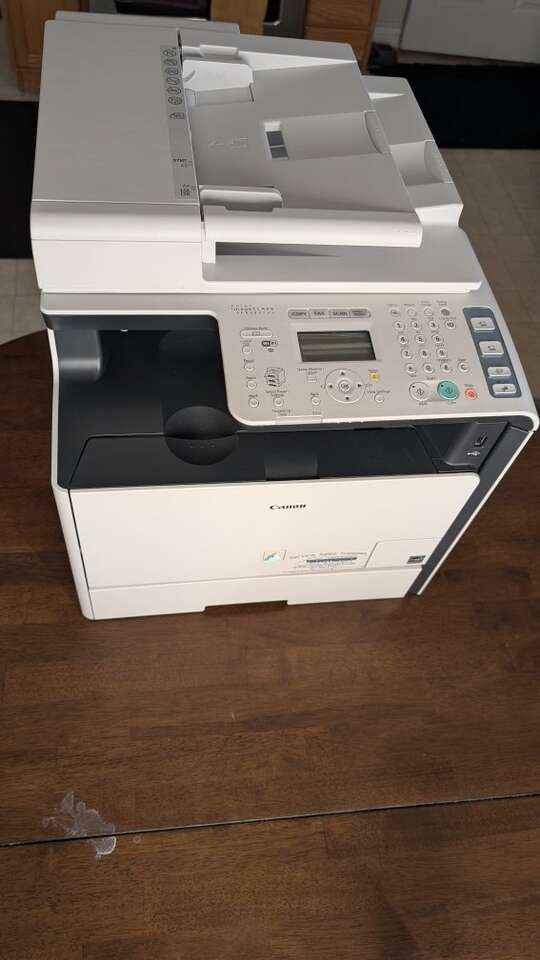 Canon color multifunction laser printer copier