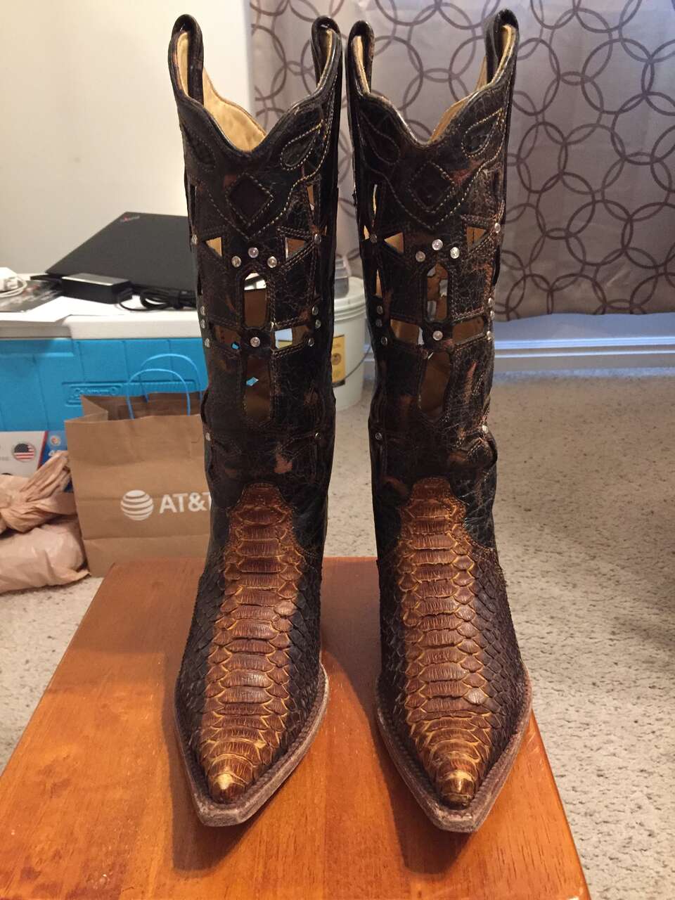 Women's Corral Python Cowboy Boots