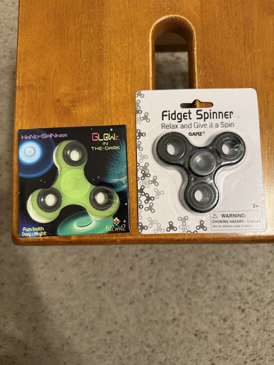 2 Brand New Fidget Spinner Toys