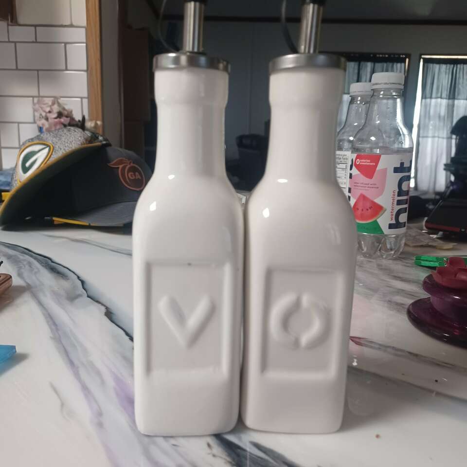 Old salad dressing dispensers