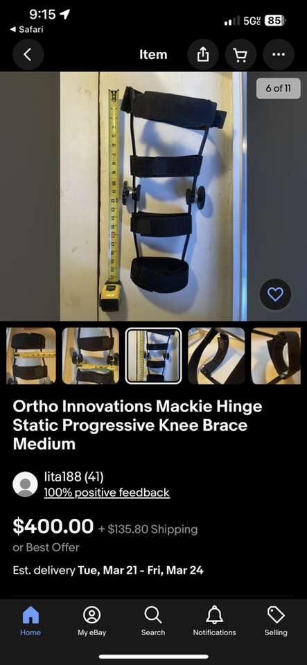 Large To Extra-Large Knee Brace, Adjustable