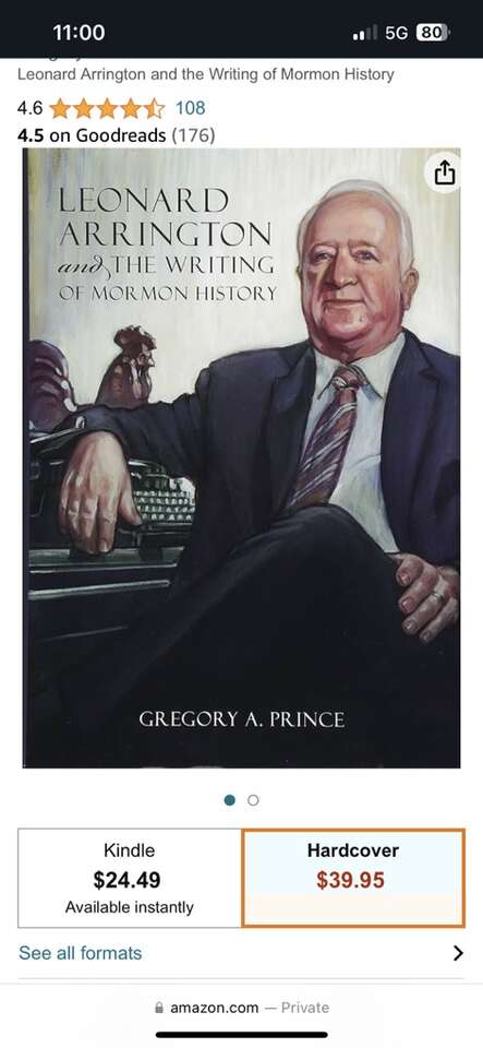 Gregory prince, Leonard Arrington