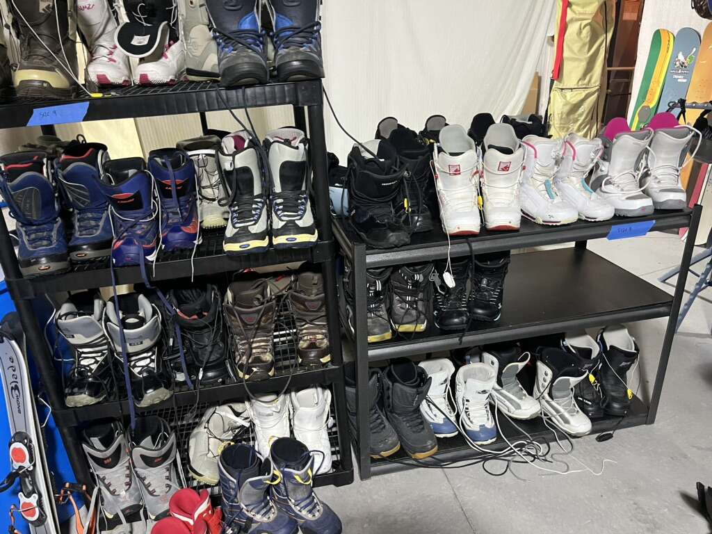 Snowboards, Boots, Open House Winter Sports