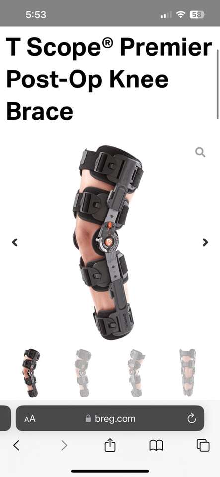 T Scope® Premier Post-Op Knee Brace Bregg