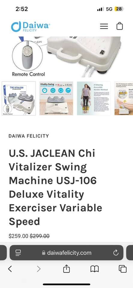 Deluxe vitality exerciser, with remote