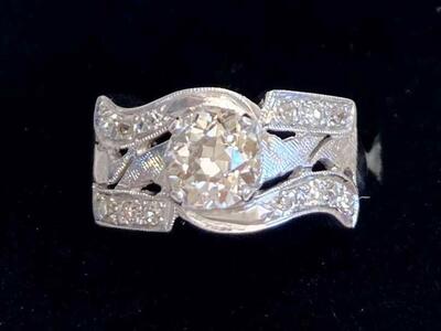 Vintage Diamond Wedding Ring