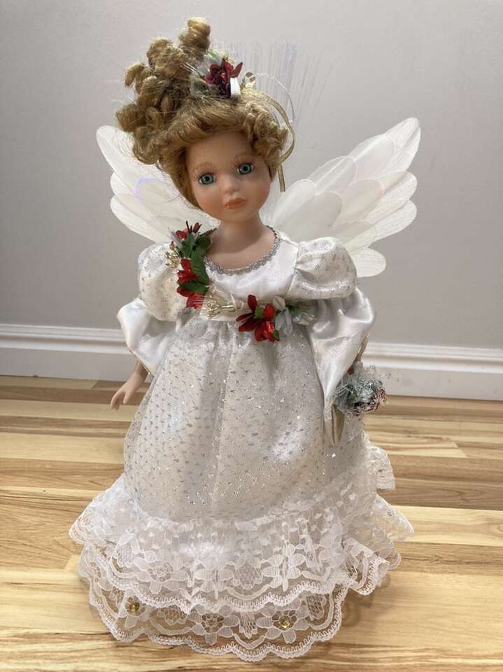 14 inch Porcelain Doll Christmas Angel