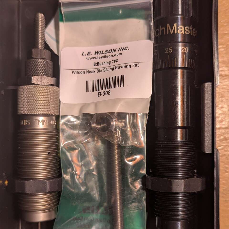 7mm-08 RCBS matchmaster reloading die set
